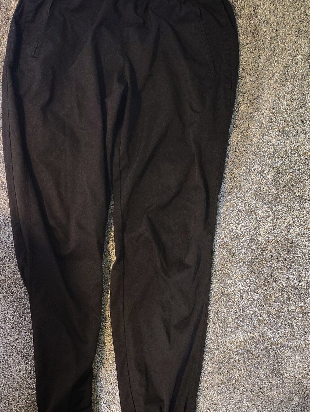 Everyday Black Jogger Scrubs with Elastic Waist